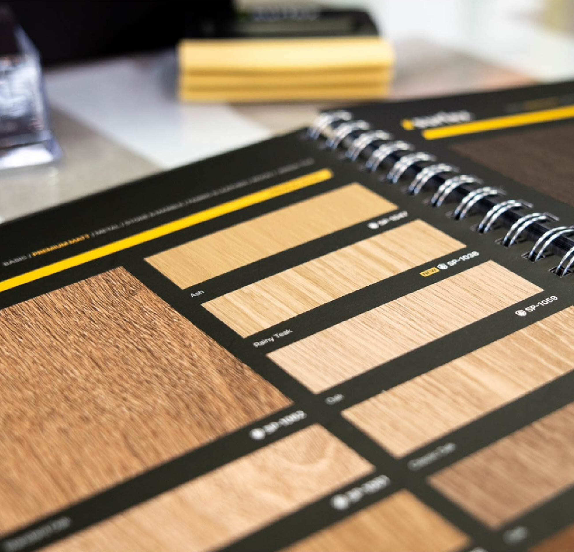 SOIF architectural film swatch book