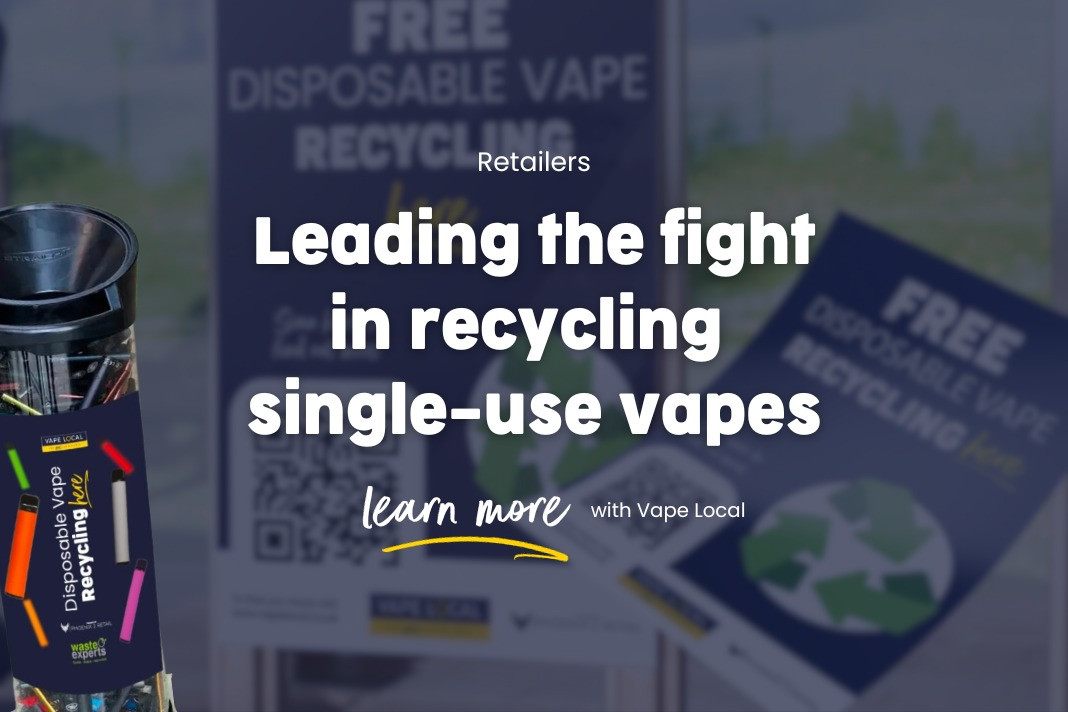 Vape Wholesaler leading the fight in recycling single-use vapes