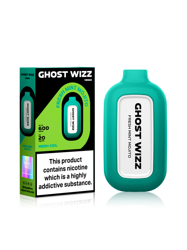 Vapes Bars Ghost Wizz Fresh Mint Mojito 20mg