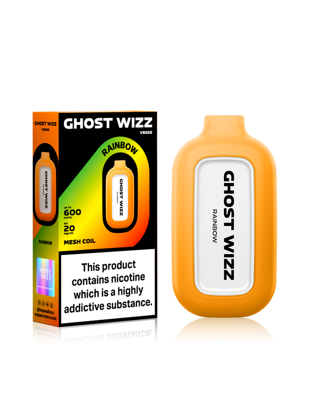 Vapes Bars Ghost Wizz Rainbow 20mg