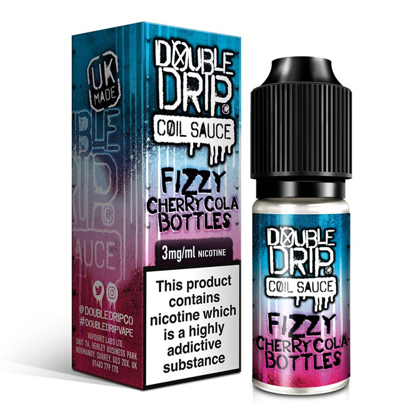 Double Drip Coil Sauce Fizzy Cherry Cola Bottles 3mg