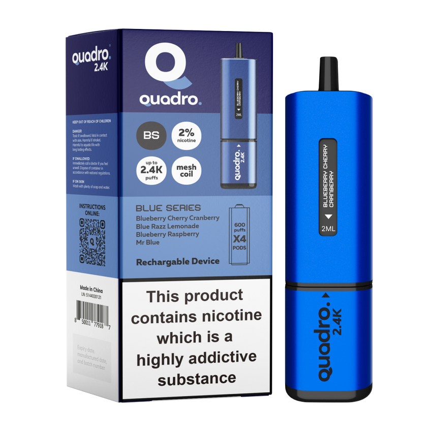 Quadro 2.4K Device Blue Series 20mg