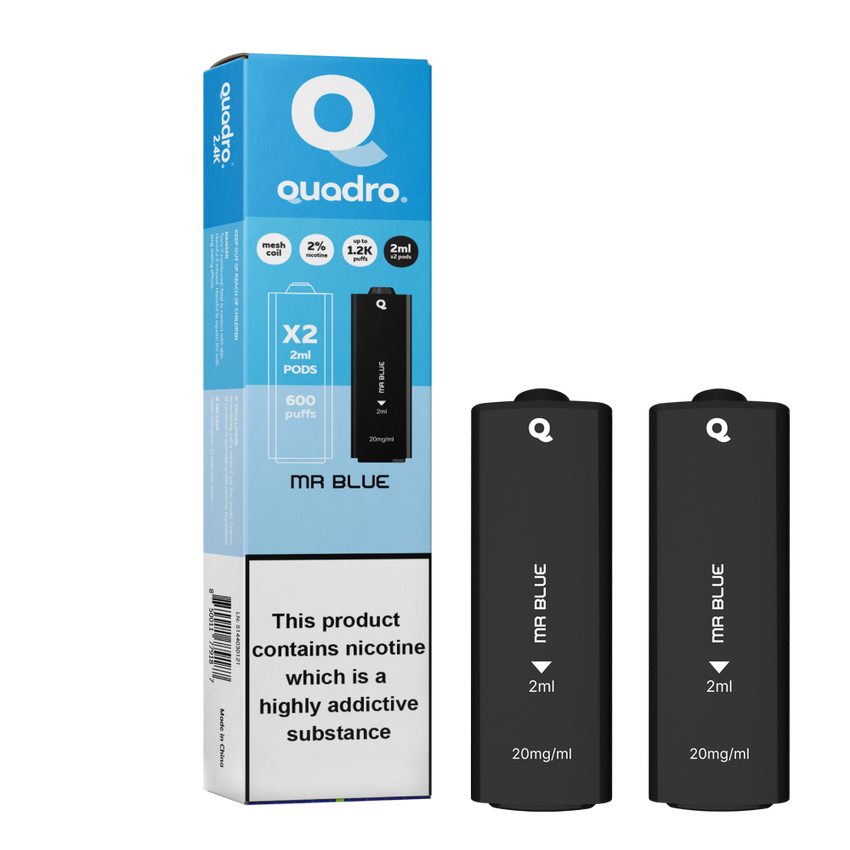 Quadro 2.4K Pods Mr Blue 20mg