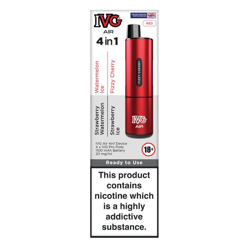  IVG Air 4 in 1 - Red Starter Kit 