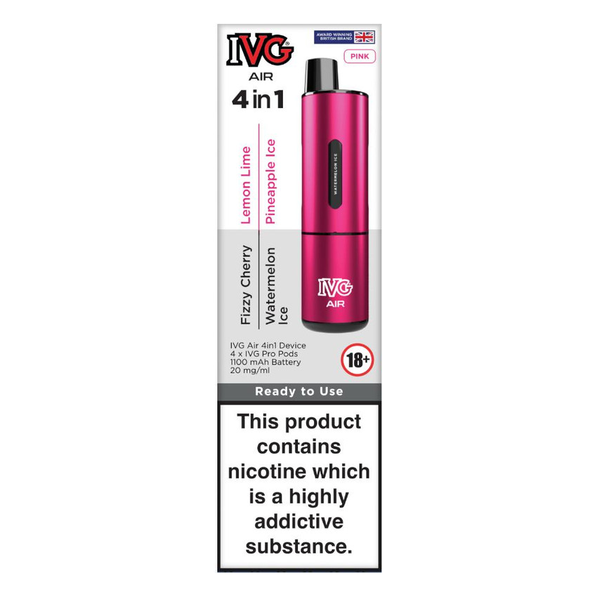  IVG Air 4 in 1 - Pink Starter Kit 