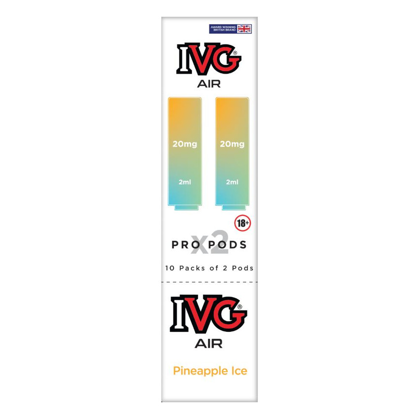  IVG Air Pro Pods Pineapple Ice 2 Pack 