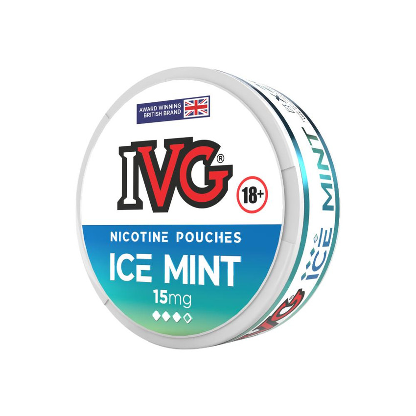  IVG Nicotine Pouches Ice Mint 15mg 