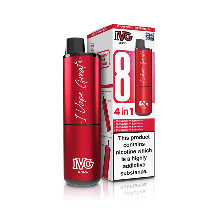  IVG 2400 Rechargeable Kit Strawberry Watermelon 