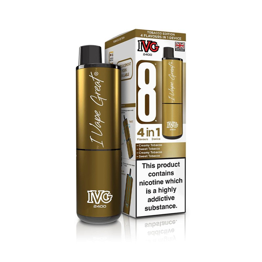  IVG 2400 Rechargeable Kit Tobacco Edition 