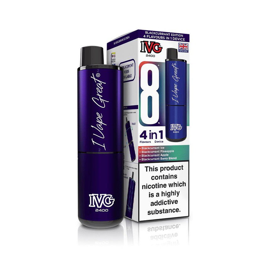  IVG 2400 Rechargeable Kit Blackcurrant Edition 