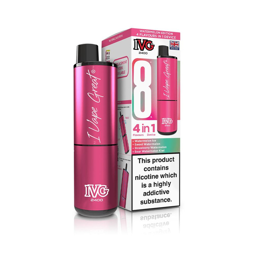  IVG 2400 Rechargeable Kit Watermelon Edition 
