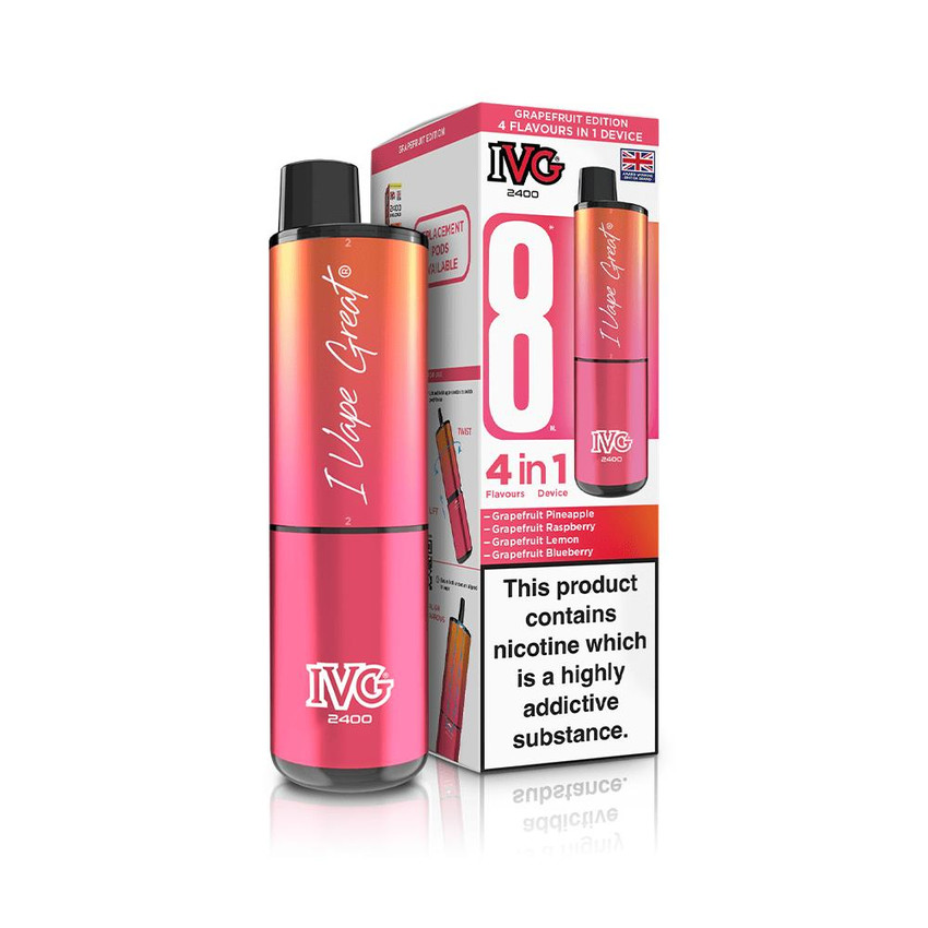  IVG 2400 Rechargeable Kit Grapefruit Edition 