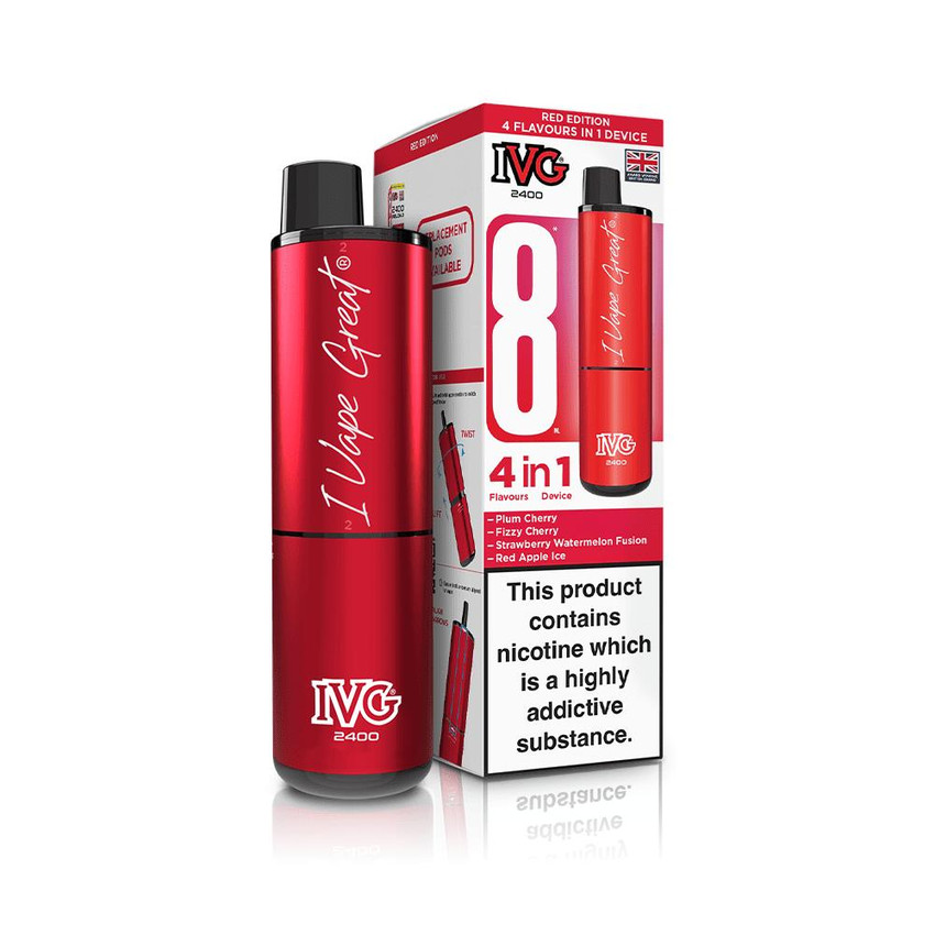  IVG 2400 Rechargeable Kit Red Edition 