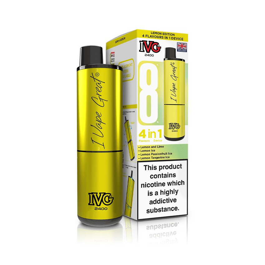  IVG 2400 Rechargeable Kit Lemon Edition 