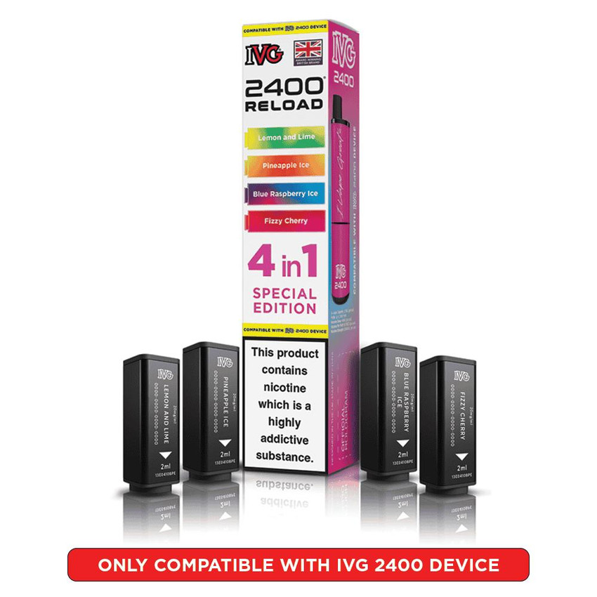  IVG 2400 Reload 4 Pod Pack Special Edition 