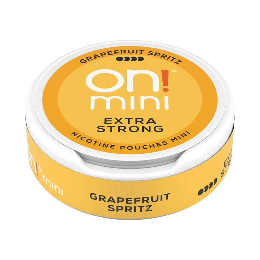  on!®mini Grapefruit Spritz Extra Strong 9mg Round Can 