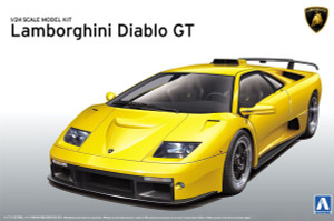 AOSHIMA 10501 LAMBORGHINI DIABLO GT 1/24 SCALE KIT AOSHIMA 10501 LAMBORGHINI DIABLO GT 1/24 SCALE KIT