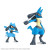 BANDAI POKEMON MODEL KIT RIOLU AND LUCARIO