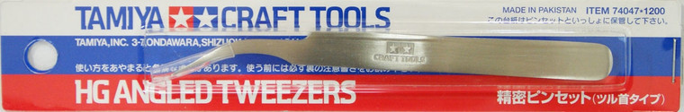 TAMIYA CRAFT TOOLS - HG ANGLED TWEEZERS