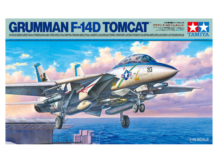 Tamiya 61118 Grumman F-14D Tomcat  1/48 Scale Kit