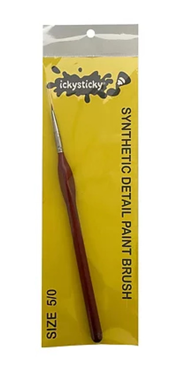 IckySticky Synthetic Hair Detail Brush - Single