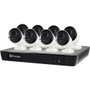 16-Channel 5-Megapixel NVR with 2TB HD & 8 True Detect Bullet Cameras with Audio