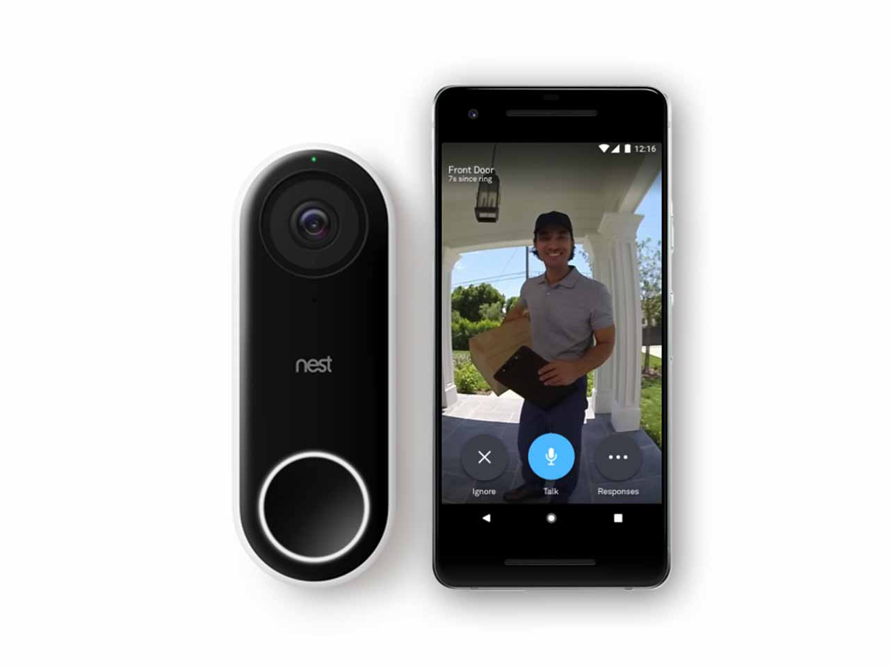 Nest Hello Video Doorbell | HD Security Video Doorbell