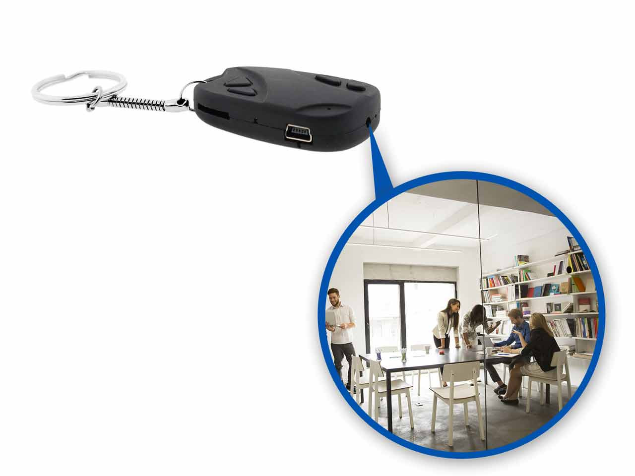 1080p keychain hidden spy camera