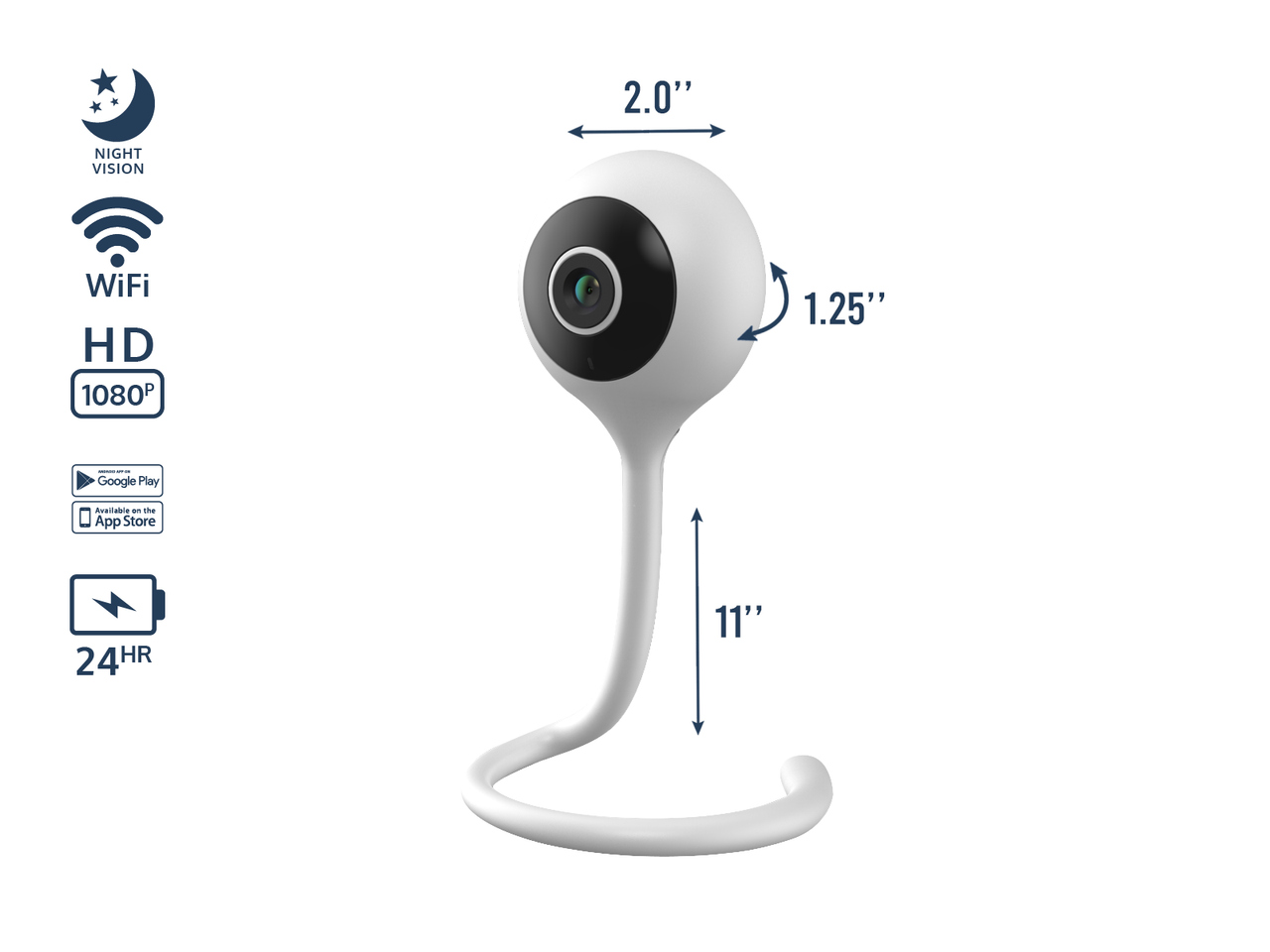 Mini Flexible Camera - Wrappable Security Cam