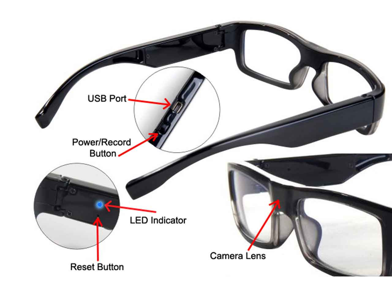 hidden camera eyeglasses