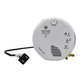 Dual WiFi Wired Smoke Detector Camera with Night Vision