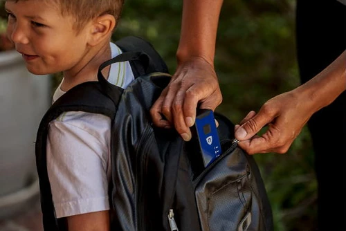 Spark Nano 7 GPS Tracker into Bag