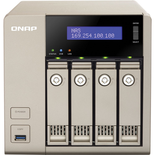 QNAP 4-Bay AMD x86-based vNAS (4GB RAM)