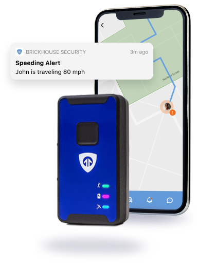 Brickhouse Security GPS Tracker for Vehicles No Monthly Fee - 1 Year  Subscription Included - Portable LTE GPS International Tracking Devices for  Cars