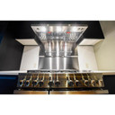 Jennair® NOIR™ 48" Dual-Fuel Professional Range with Chrome-Infused Griddle JDRP548HM