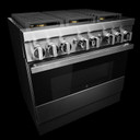 Jennair® 36" NOIR™ Dual-Fuel Professional-Style Range JDRP436HM