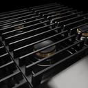 Jennair® NOIR™ 48" Dual-Fuel Professional Range with Chrome-Infused Griddle and Gas Grill JDRP748HM