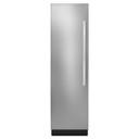 Jennair® 24" Built-In Column Freezer with NOIR™ Panel Kit, Left Swing JKCPL241GM