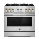 Jennair® 36" RISE™ Dual-Fuel Professional-Style Range JDRP436HL