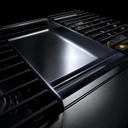 Jennair® 36" NOIR™ Dual-Fuel Professional-Style Range with Chrome-Infused Griddle JDRP536HM