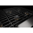 Jennair® 36" NOIR™ Dual-Fuel Professional-Style Range with Chrome-Infused Griddle JDRP536HM