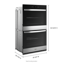 Whirlpool® 8.6 Total Cu. Ft. Double Wall Oven with Air Fry When Connected WOED5027LZ