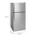 Whirlpool® 30" Wide Top-Freezer Refrigerator WRT148FZDM