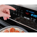 Whirlpool® 6.0 Cu. Ft. Gas Double Oven Range with EZ-2-Lift™ Hinged Grates WGG745S0FS