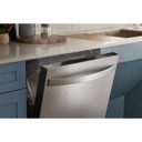 Whirlpool® 44 dBA Dishwasher Flush with Cabinets with 3rd Rack WDT550SAPB