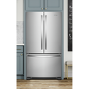 Whirlpool® 36-inch Wide Counter Depth French Door Refrigerator - 20 cu. ft. WRF540CWHZ