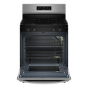 Whirlpool® 30-inch Self Clean Gas Range with No Preheat Mode WFGS3530RS