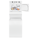 Whirlpool® 4.0 cu.ft I.E.C. Electric Stacked Laundry Center 9 Wash cycles and AutoDry™ YWET4027HW