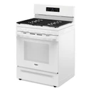 Whirlpool® 30-inch Self Clean Gas Range with No Preheat Mode WFGS3530RW