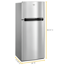 Whirlpool® 28-inch Wide Refrigerator Compatible With The EZ Connect Icemaker Kit – 18 Cu. Ft. WRT518SZFM